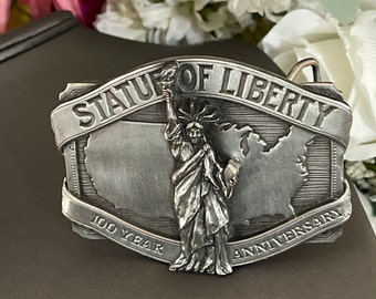 Vintage Siskiyou Buckle Co. Statue of Liberty Belt Buckle Limited Edition