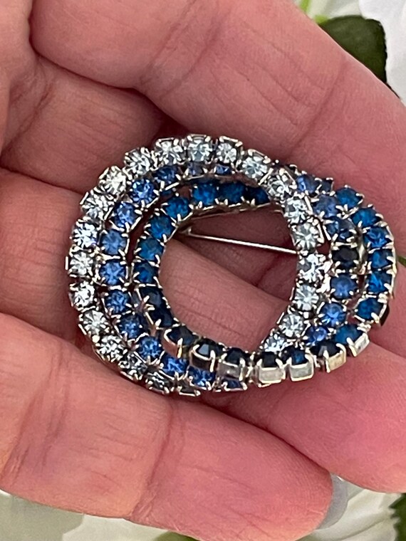 Vintage 3 Circle Pattern Interlocking Ring Circle… - image 6