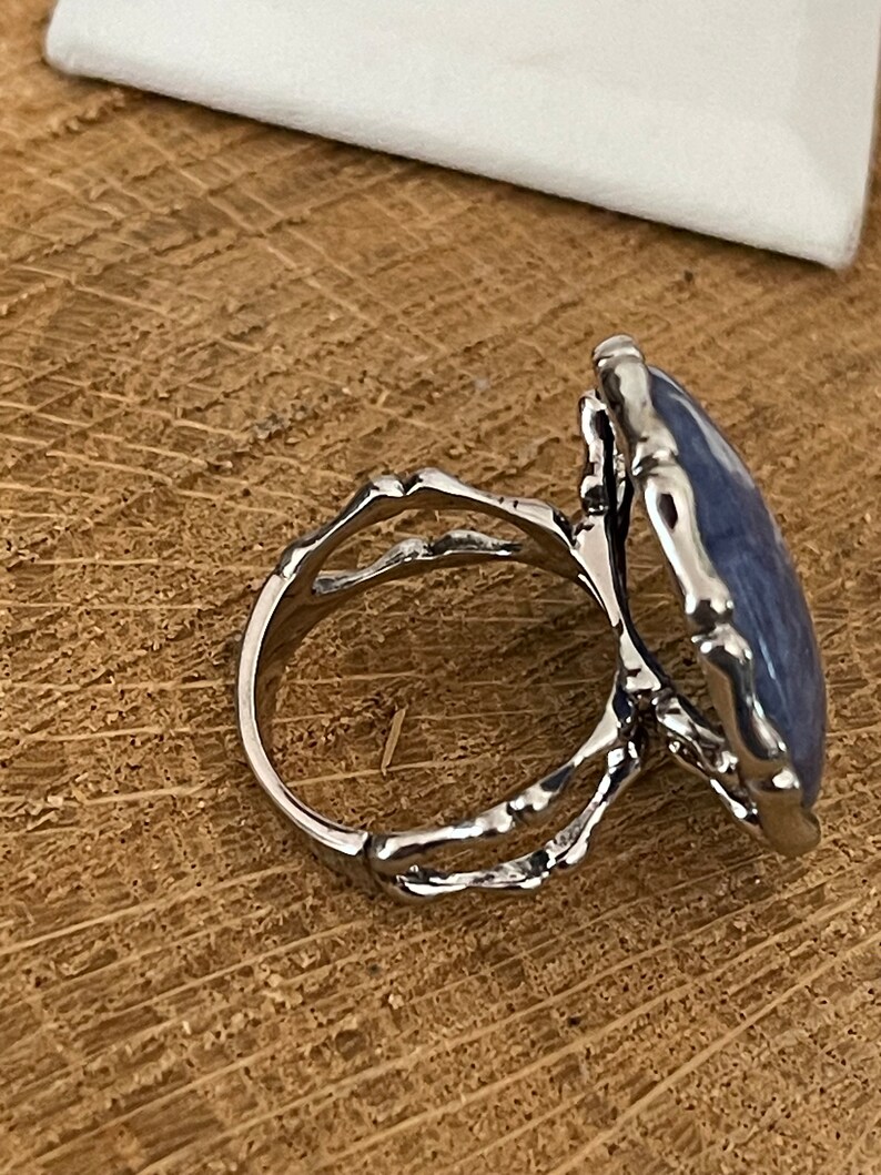 Solidate Sterling Round Solidate Stone Ring Size 9.25 - Etsy