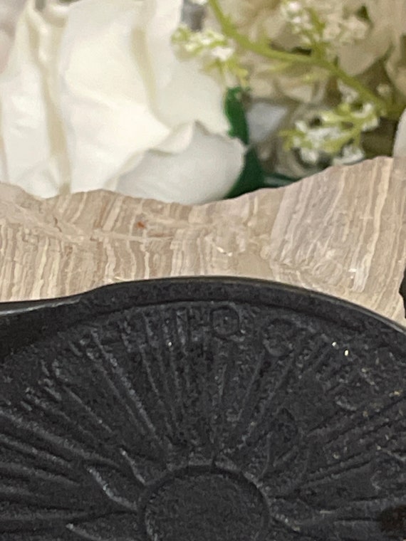 Tech Ether Guild Train Picture Solid Brass Vintag… - image 5