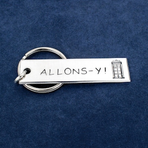 Allons-y Aluminum Key Chain