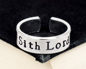 Sith Lord Ring, Science Fiction, Fandom Jewelry