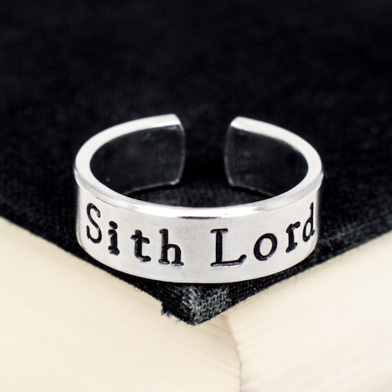 Sith Lord Ring, Science Fiction, Fandom Jewelry