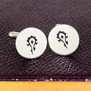 Horde Cuff Links , Horde Jewelry