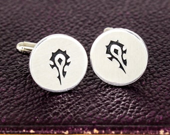 Horde Cuff Links , Horde Jewelry