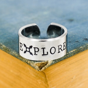 Explore Ring, Compass, Hiking, Travel, Outdoors