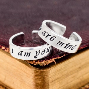 I am Yours You are Mine Ring Set - Valentines Day Gift