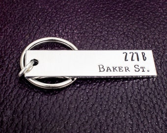 221B Baker Street Keychain