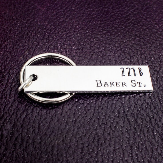 221B Baker Street Keychain