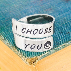 I Choose You Wrap Ring, Video Game Ring, Gamer Gift, Gifts for Gamers, Video Game Jewelry