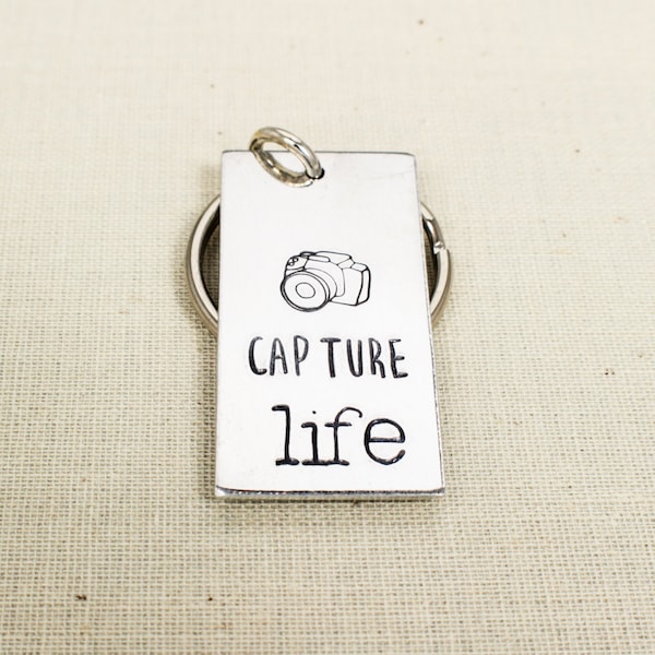 Capture LIfe Keychain, Photography Student, Photographer, Photography Gift