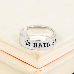 Hail Sagan Ring, Science Lover, Science, Handmade Ring image 2