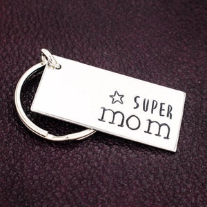 Super Mom Keychain, Mother&#39;s Day, Gift for Moms