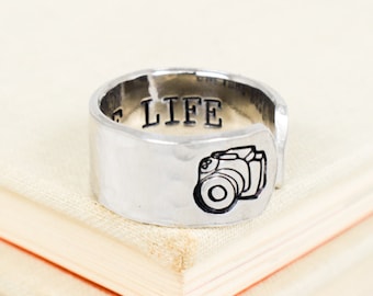Pierścień ratunkowy Capture Life: biżuteria fotograficzna, prezent fotograficzny