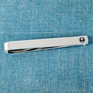 1UP Mushroom Tie Clip, Retro Games Gift, Gamer Wedding, Video Game, Aluminum Tie Bar, Easter Gift