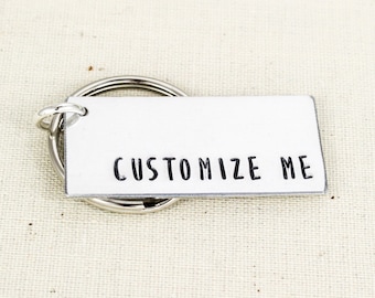 Personalized Keychain, Custom Date, Anniversary Gift, Easter Gift