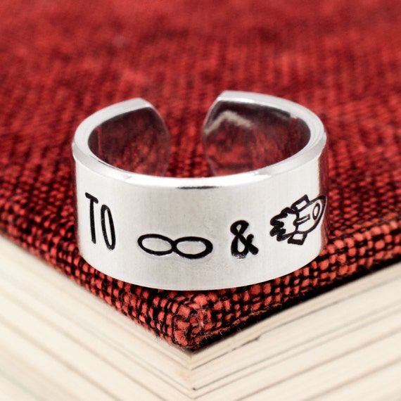 To Infinity and Beyond Symbols Ring Infinity Jewelry Rocket Ship