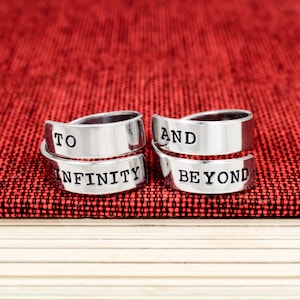 To Infinity and Beyond Twist Ring Set - Valentines Day Gift