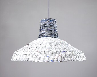 Designer original loft hanging lamp Industrial Urban style pendant light Oryginal Paper eco lamp White Grey, Industrialist