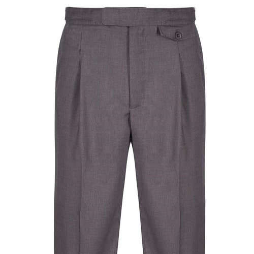 Fishtail Back Trousers Revival Vintage Authentic 1940s Etsy UK