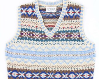 Nordic Sweater Vest - Etsy UK