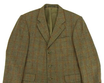 Size 38EU Suit Jacket Tweed Dress Jacket ITALIAN WOOLBLEND PEACOAT Jacket Has Lining