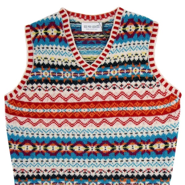 Fairisle Tank Top Womens Etsy UK
