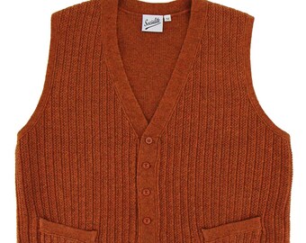 Knitted Waistcoat - Etsy UK