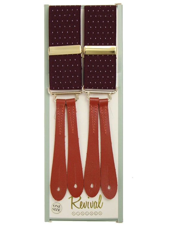 Trouser Braces | Authentic 1940s Handmade Vintage… - image 1