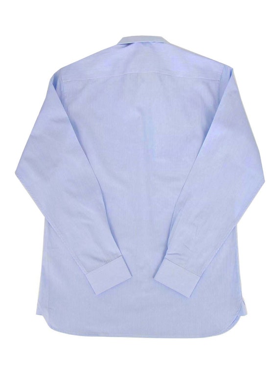 Blue Fine Stripe Spearpoint Collar Shirt - 1930s … - image 3