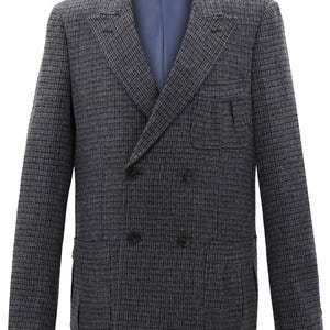 Geruit tweed herenjack - Socialite 1930s 1940s 1940s Quality Look Vintage Style &quot;Countryman&quot; geplooid zakjack - Shingle Blue