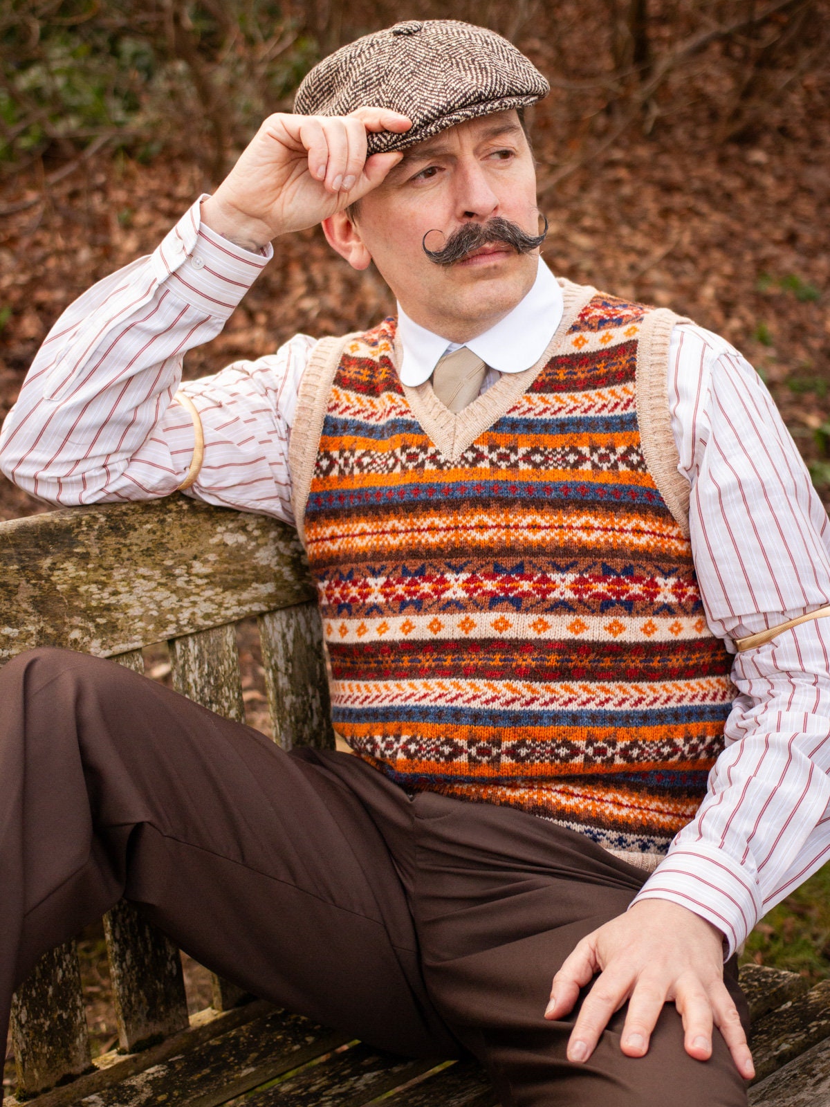 Fairisle Tank Top - 1940s Authentic Vintage Look - Socialite