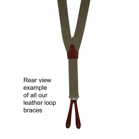 Trouser Braces | Authentic 1940s Handmade Vintage… - image 3