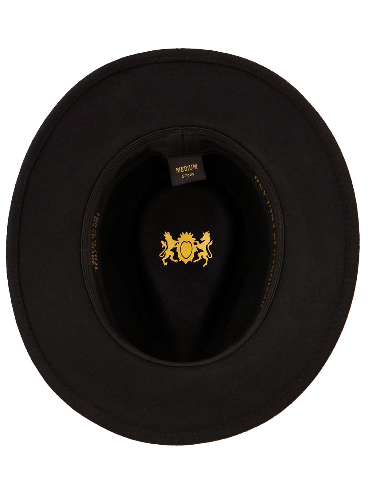 Buy Classic Fedora Hat | Black Pure Wool Men's Hat Authentic 1940s