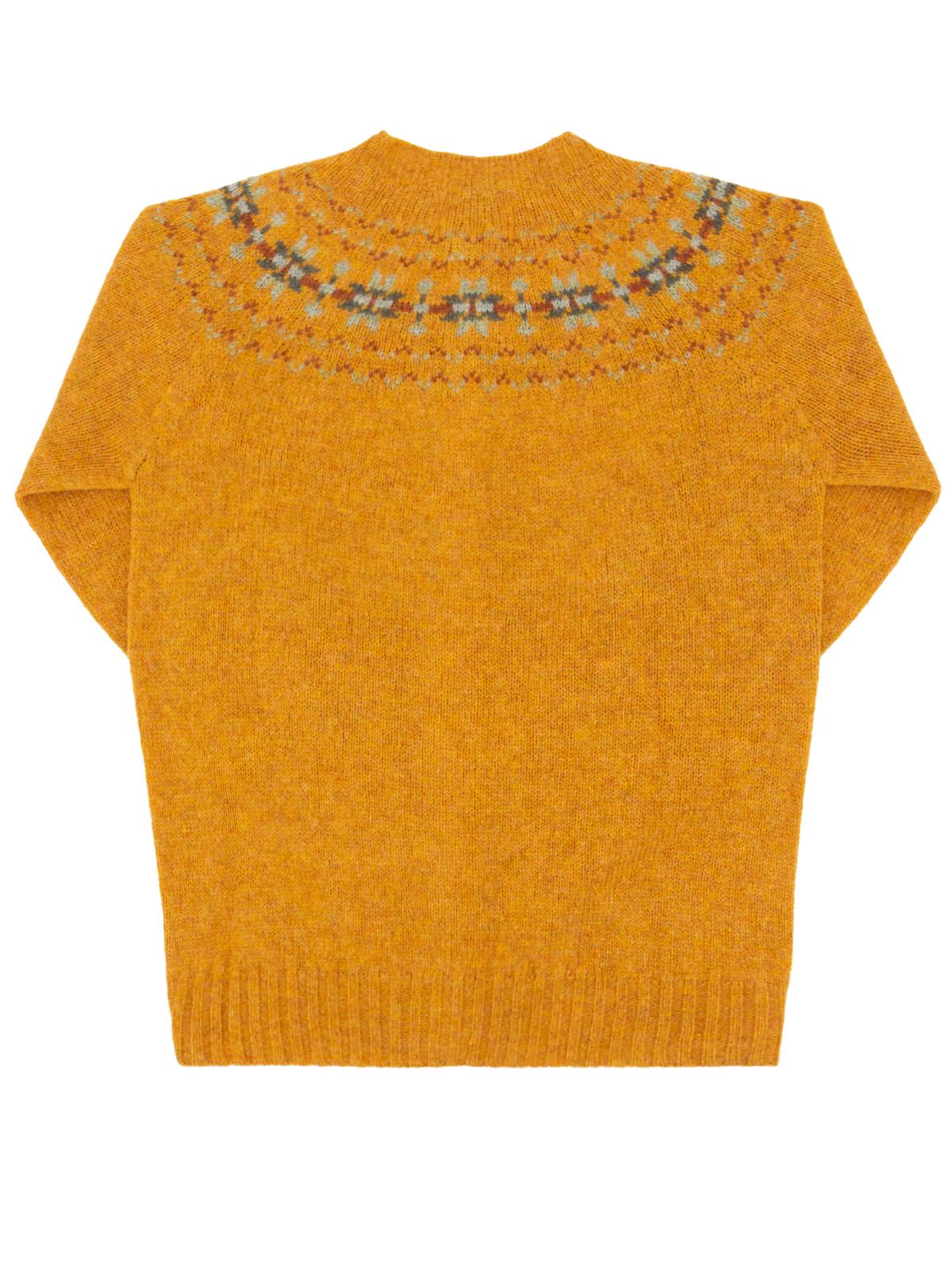 スコットランド製 ビンテージ フェアアイル ニット カーディガン モーヴ スコットランド製 ビンテージ フェアアイル ニット カーディガン