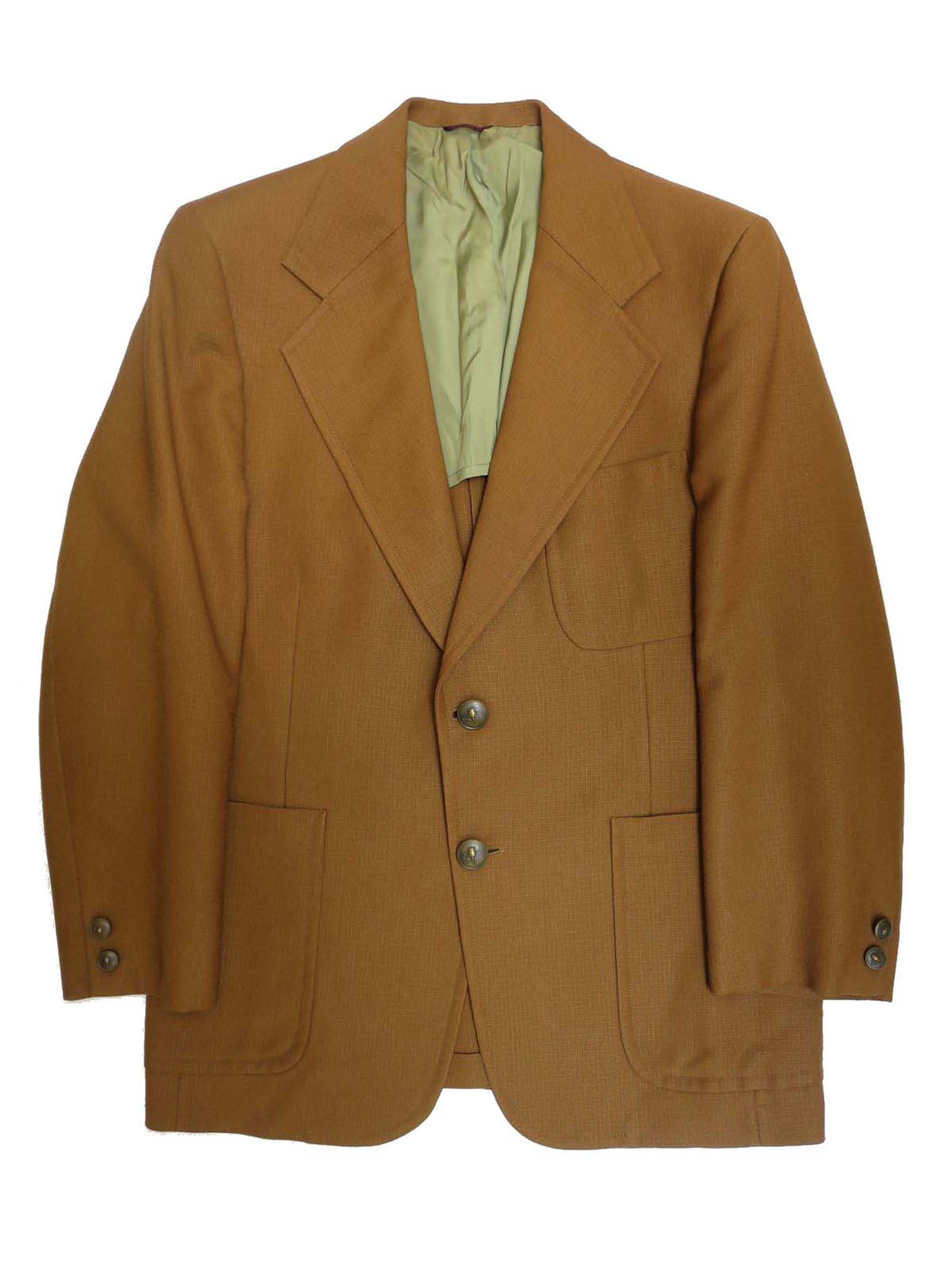Image of Textured Tan Brown Vintage Raleighs Blazer