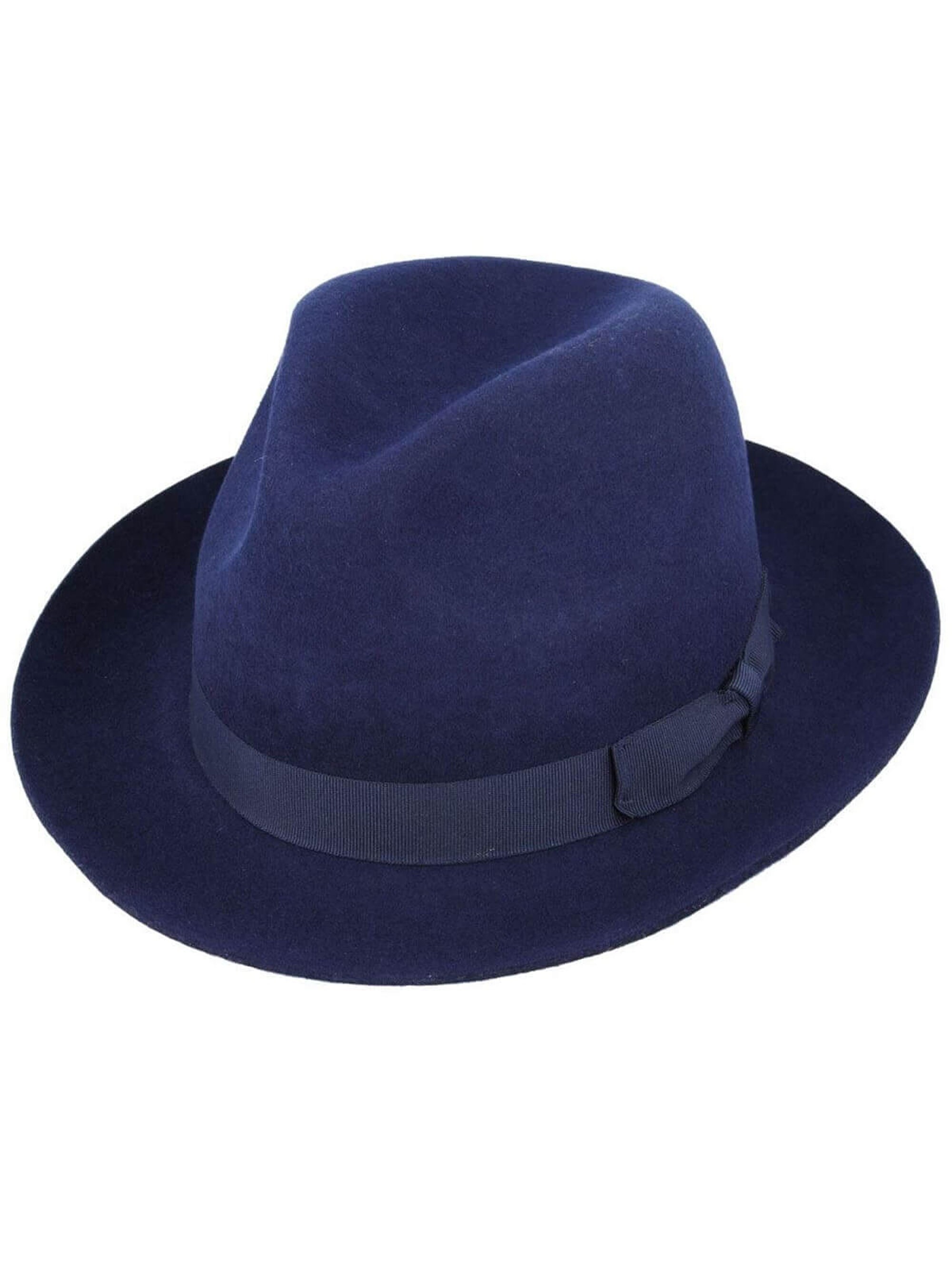 Fedora Hat Snap Brim Mens Authentic 
