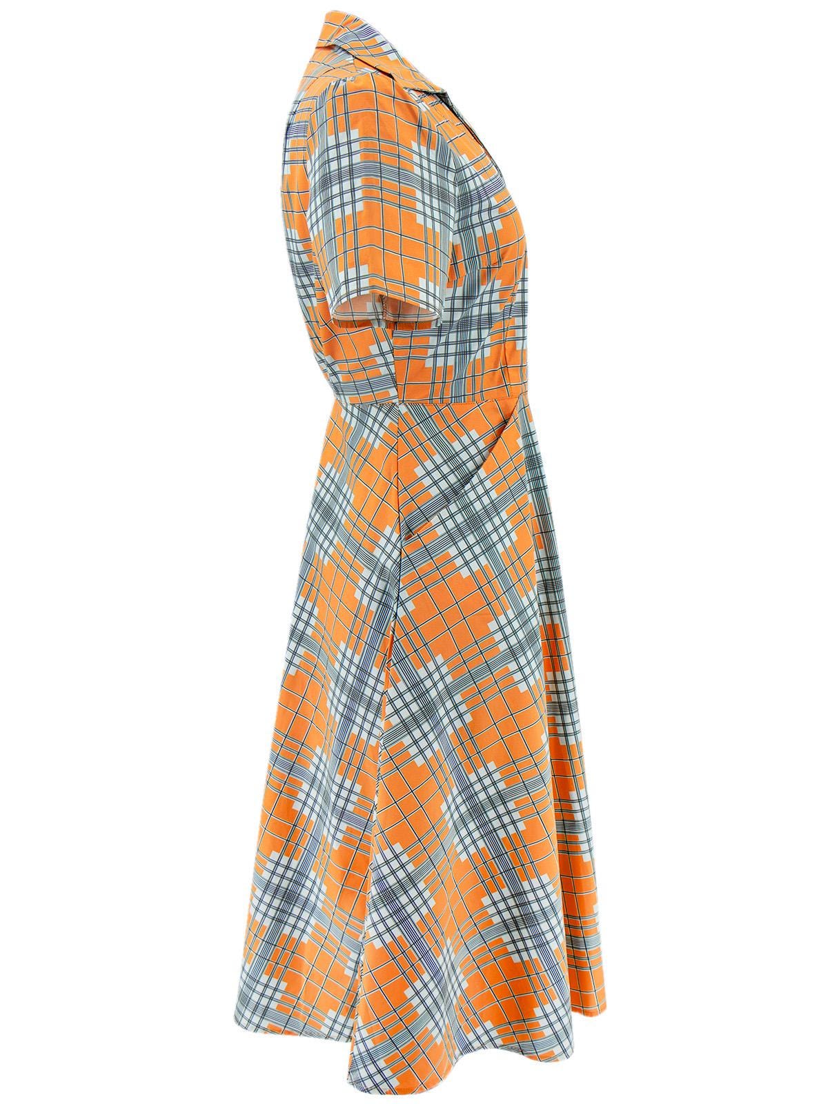 40s shirt dress 1940s Shirt-Waister Dress