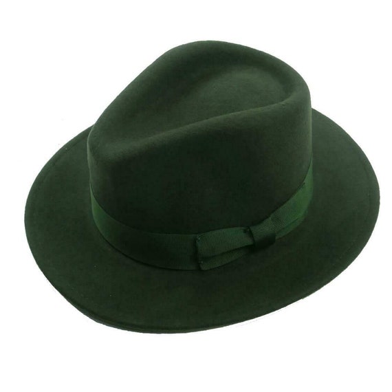 Classic Mens Fedora Hat Authentic 1940s 