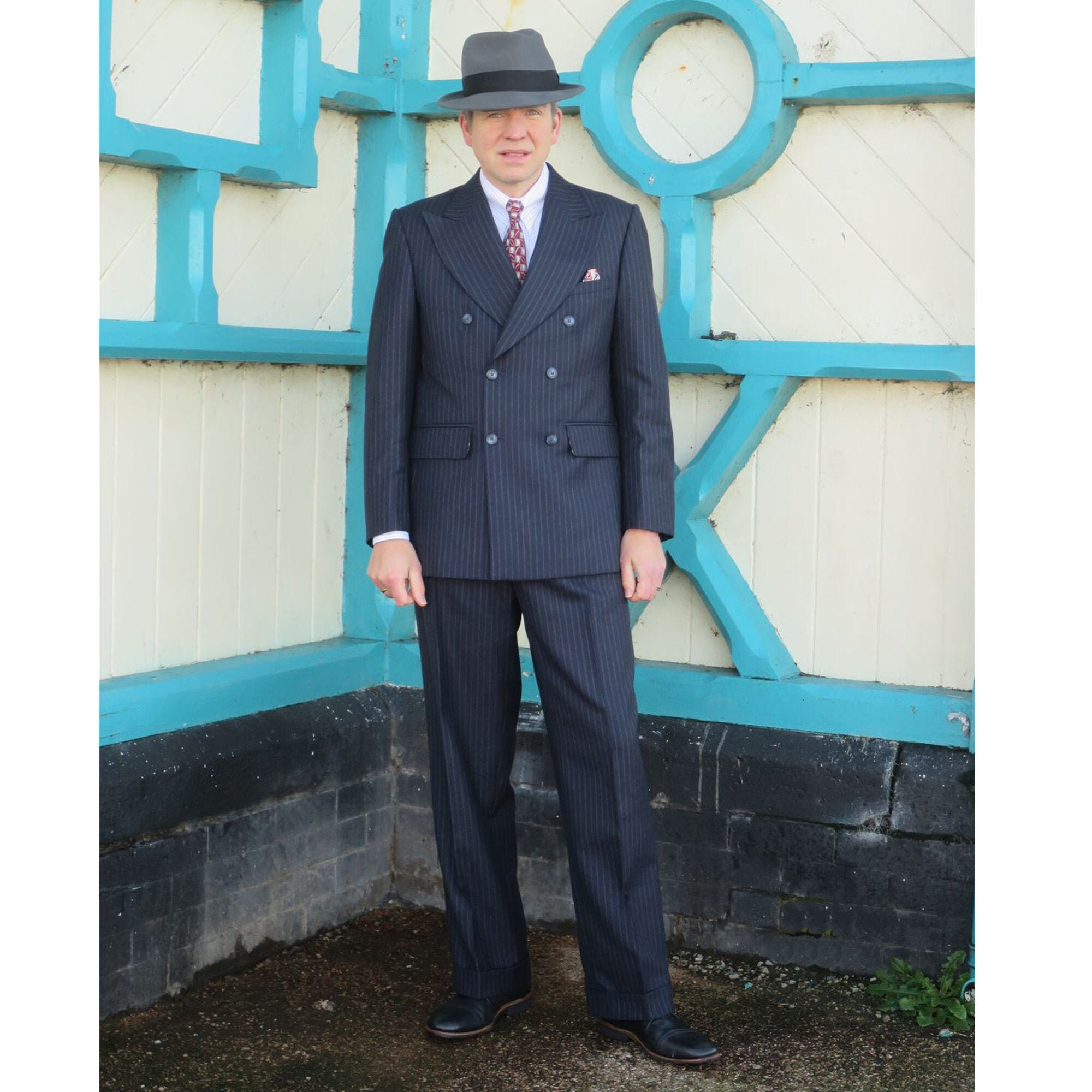 british double breasted suit