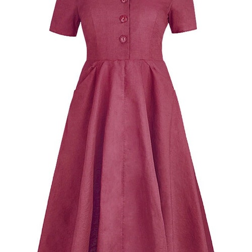 socialite cotton dress Socialite Navy & Green Cotton Knot Front