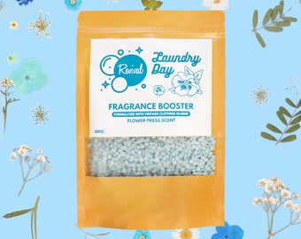 Laundry Day Fragrance Booster - Flower Press Scent - Delicate Detergent Made with Vintage Clothing in Mind