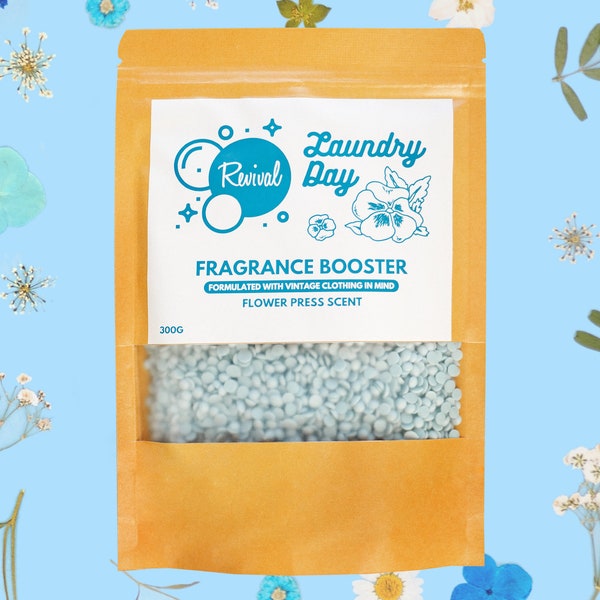 Laundry Day Fragrance Booster - Flower Press Scent - Delicate Detergent Made with Vintage Clothing in Mind