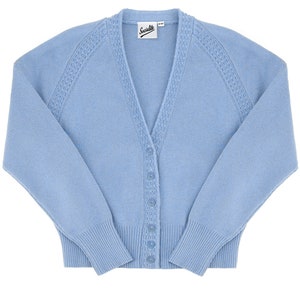 Cardigan in stile vintage - Cardigan &quot;Daydream&quot; da donna mondana della metà del secolo degli anni &#39;40 e &#39;50 - Maglieria retrò di qualità premium - Blu Bonbon