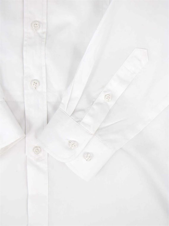 White Shirt with Spearpoint Collar - 1930s 1940s … - image 3