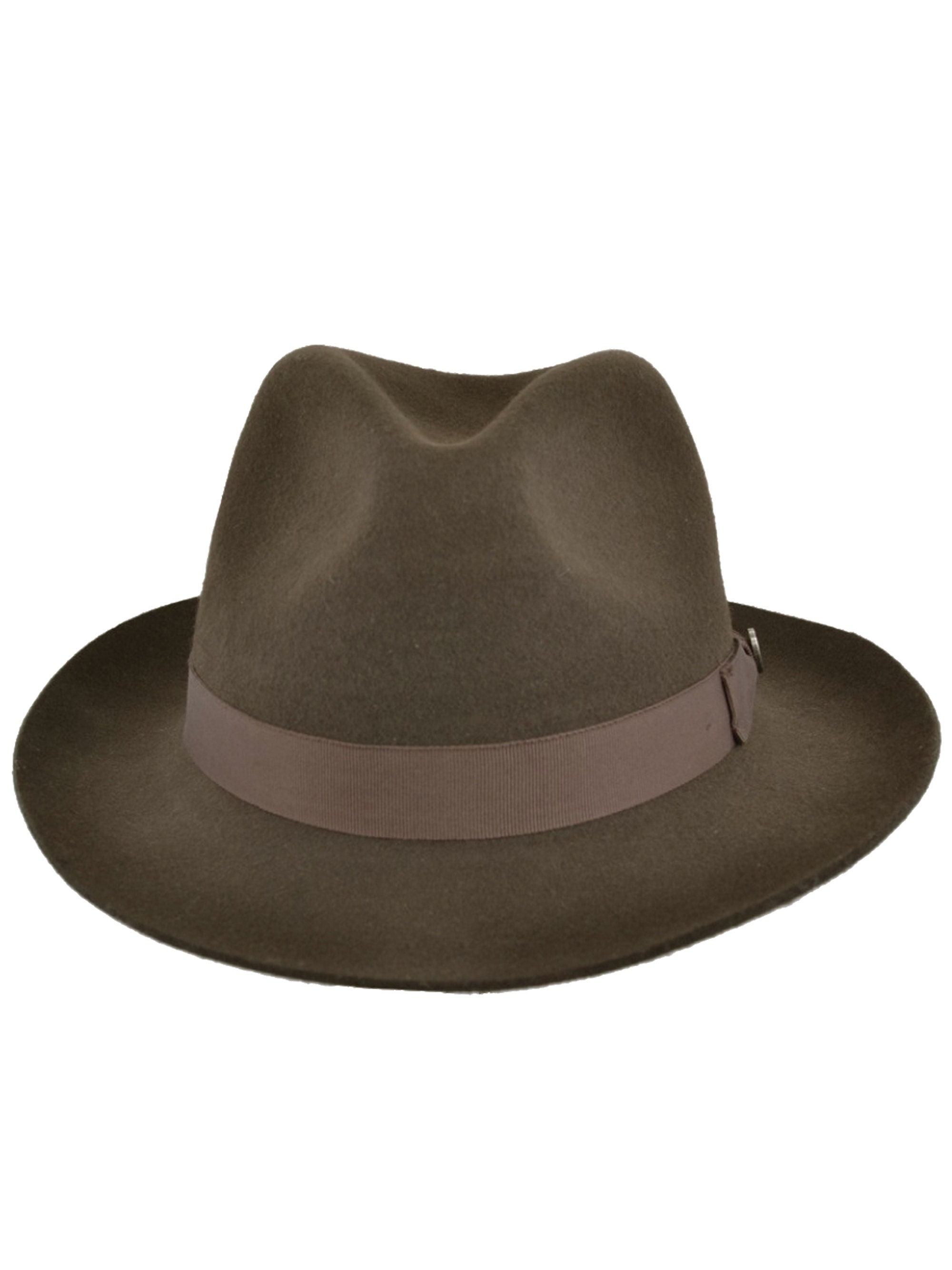 Fedora Hat Snap Brim Mens Authentic 