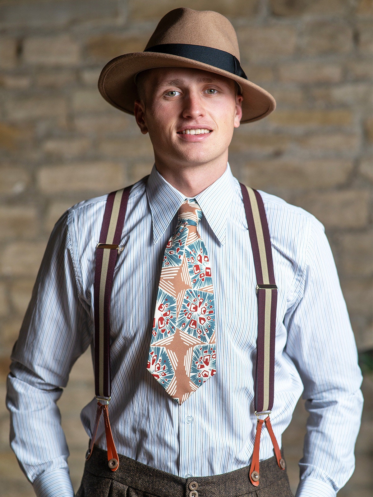 CRAWD 40s Swing Top Herringbone Jacket 40s Swing Top Herringbone