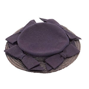 Vintage Women&#39;s Hat | Genuine Vintage 1930s 40s Navy Bullocks Hat
