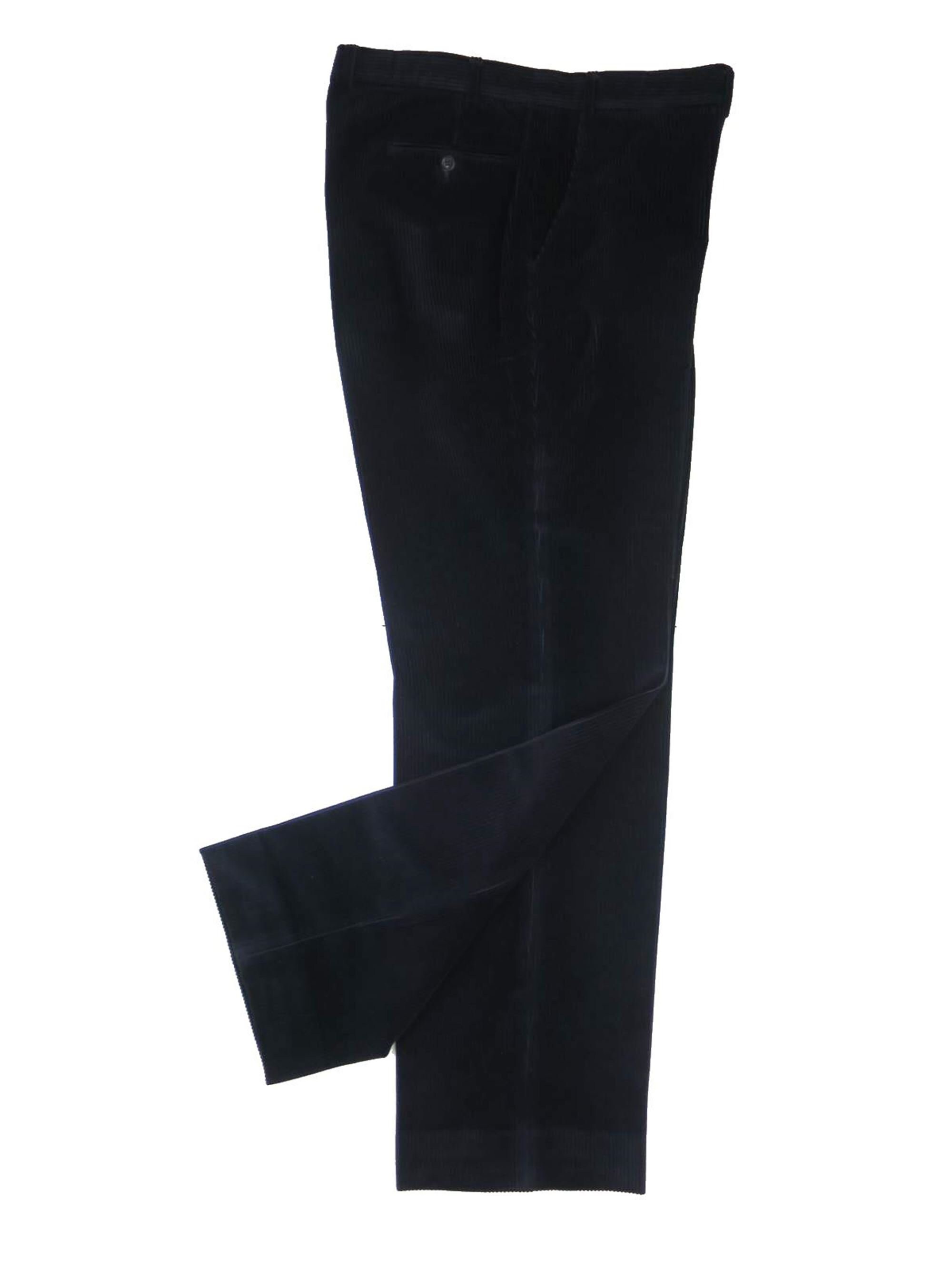 Image of Vintage Trousers - True Midnight Blue Corduroy By St Michael Waist 40"