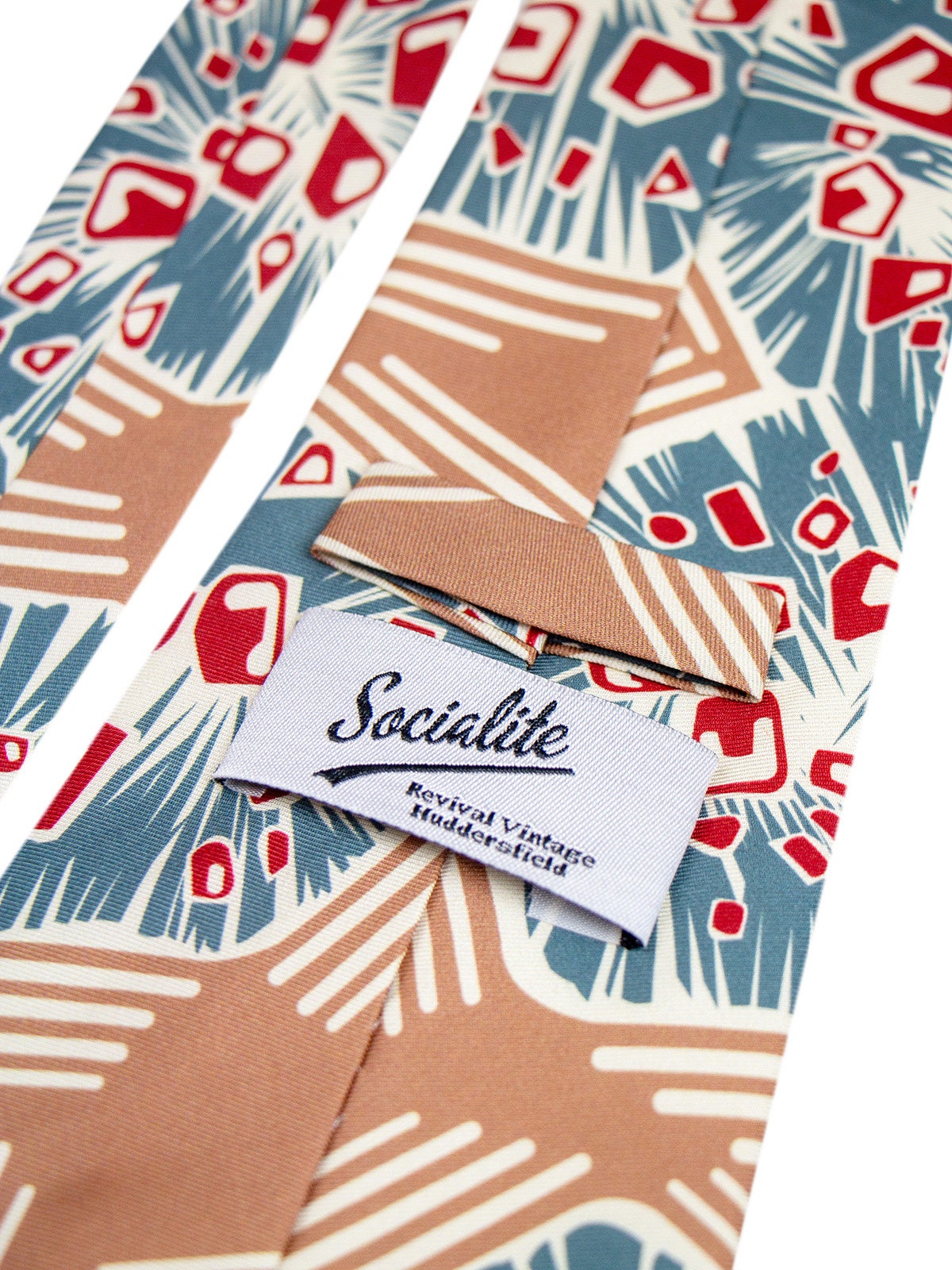 Vintage Swing Tie - Premium 1940s 1950s Era Design - Pure